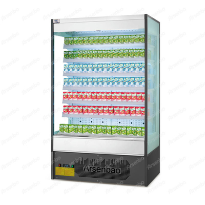 Stainless Steel Open Multideck Fridge