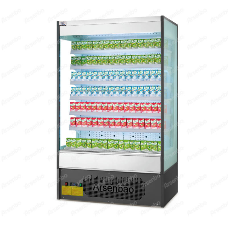 Stainless Steel Open Multideck Fridge
